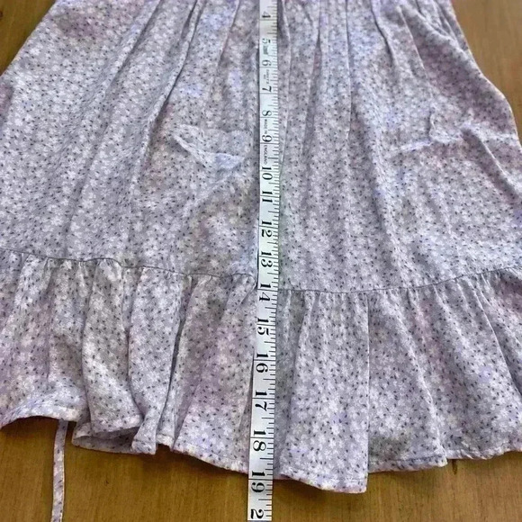 American Eagle Women’s purple daisies elastic waist mini skirt XS-S New - Picture 6 of 9